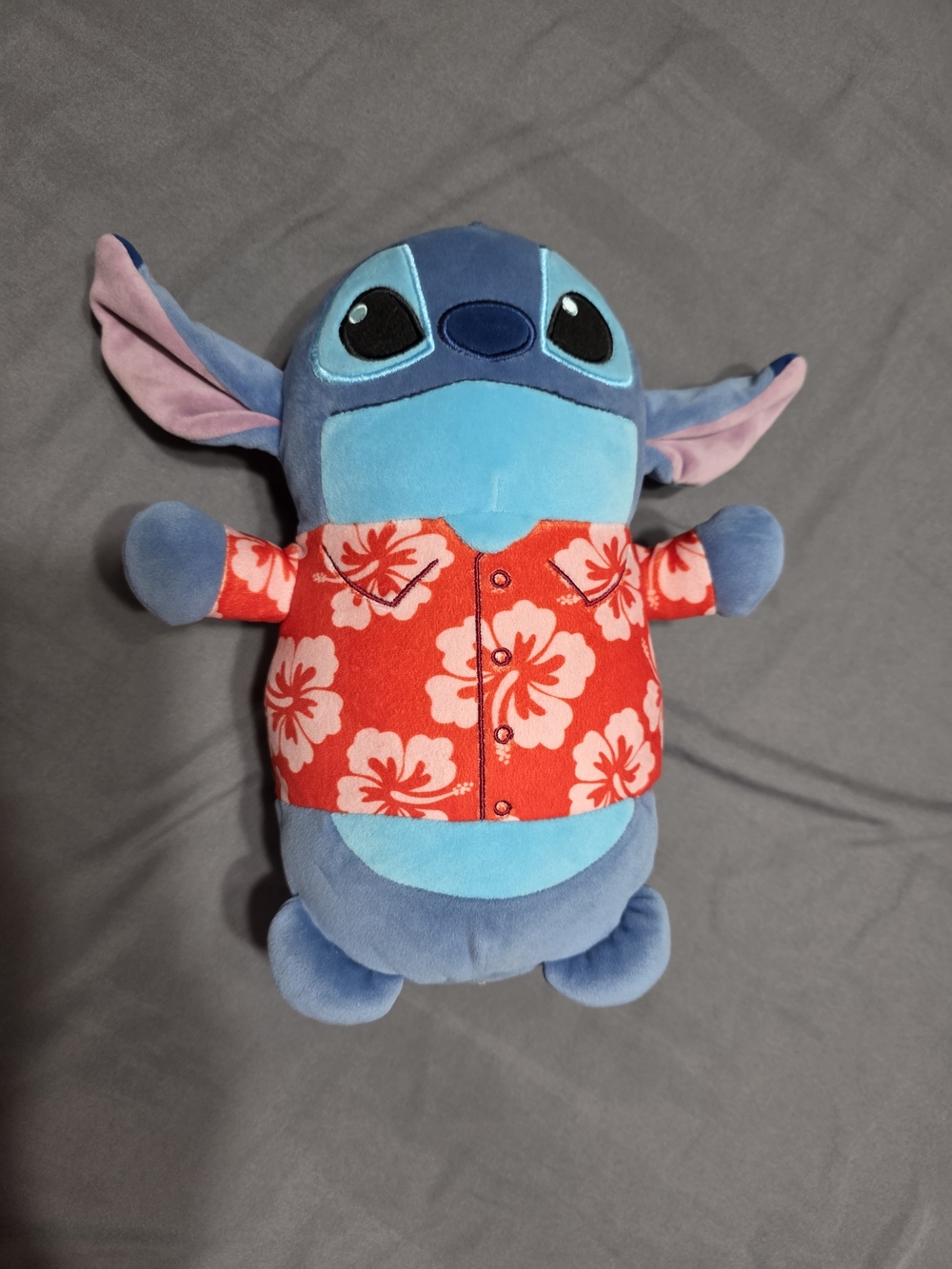 Blue Stitch Plush Toy with Red Hawaiian Shirt - Kids Toy
